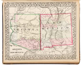 MITCHELL, SAMUEL AUGUSTUS. Mitchells New General Atlas Containing Maps of the Various Countries of the World, Plans of Cities, Etc.